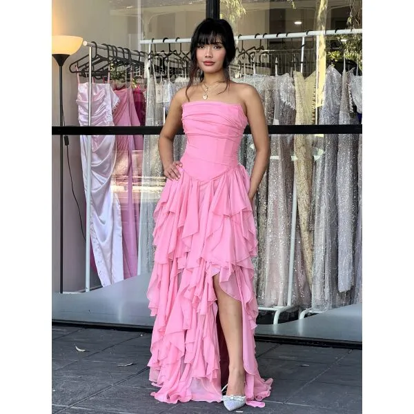 Y639 – QYN Lucrezia Kendall Pink Gown