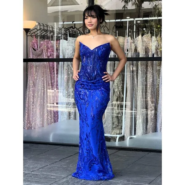 Y640 – QYN Carmen Nola Blue Gown
